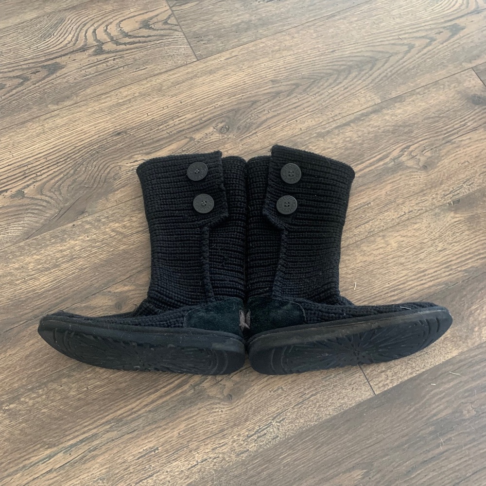 Big Girls Black UGG Boots